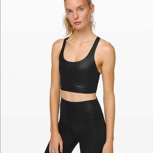 NWOT Lululemon Energy Bra Long Line *Foil
